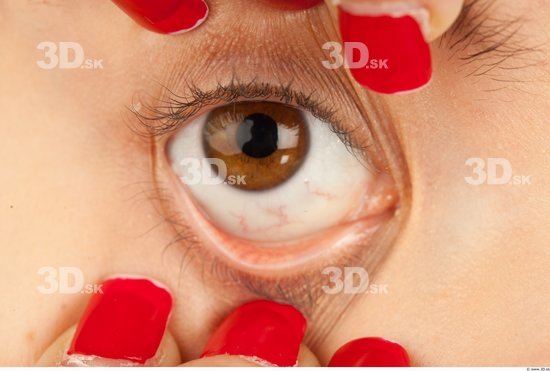 Eye Whole Body Woman Casual Slim Studio photo references