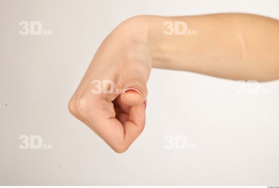 Fingers Whole Body Woman Casual Slim Studio photo references