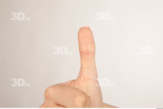 Fingers Whole Body Woman Casual Slim Studio photo references