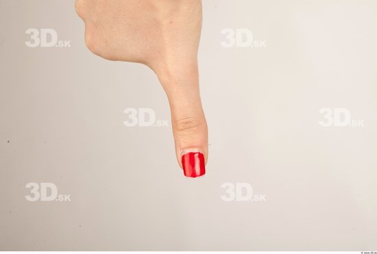 Fingers Whole Body Woman Casual Slim Studio photo references