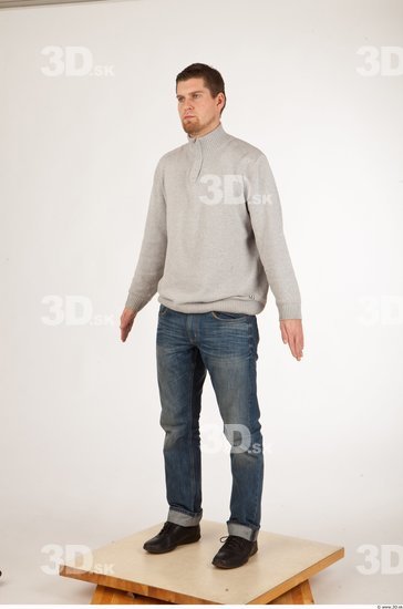 Whole Body Man Animation references Casual Studio photo references