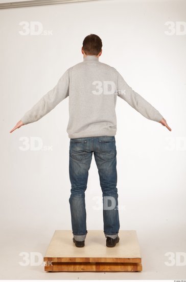 Whole Body Man Animation references Casual Studio photo references