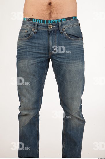 Thigh Man Casual Jeans Studio photo references