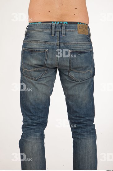 Thigh Man Casual Jeans Studio photo references