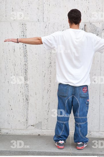 Whole Body Man T poses Casual Street photo references