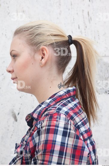 Head Woman Casual Average Street photo references