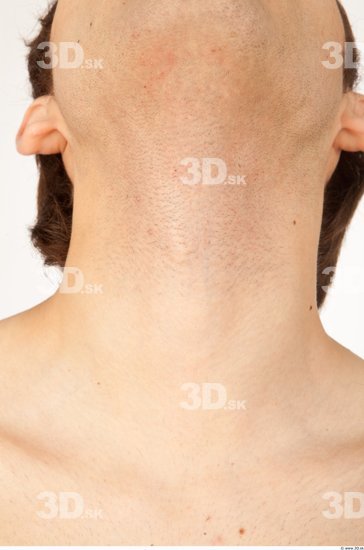 Neck Man Nude Slim Studio photo references