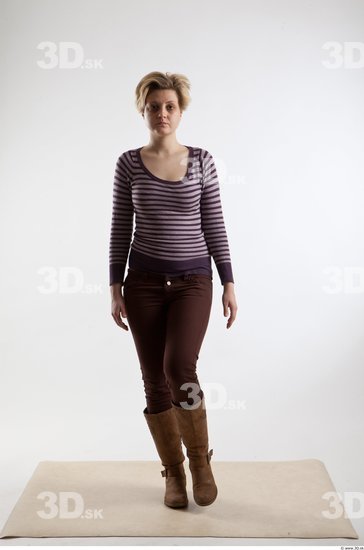 Whole Body Woman Animation references Casual Average Studio photo references