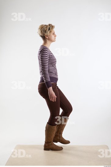 Whole Body Woman Animation references Casual Average Studio photo references