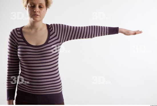 Arm Upper Body Woman Animation references Casual Sweater Average Studio photo references