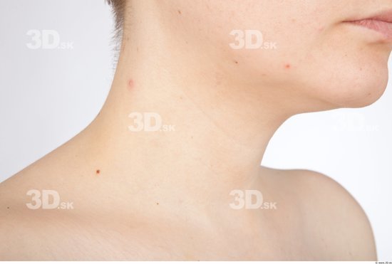 Neck Woman Nude Average Studio photo references