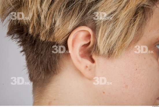 Ear Woman Average Studio photo references