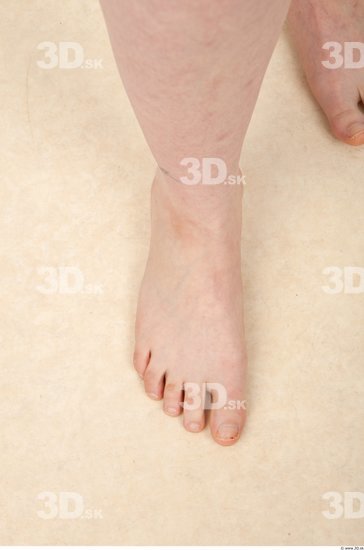 Foot Woman Nude Average Studio photo references