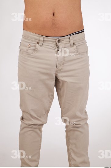 Thigh Man Casual Trousers Athletic Studio photo references