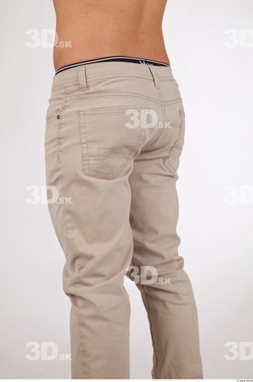 Thigh Man Casual Trousers Athletic Studio photo references