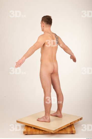 Whole Body Man Animation references Nude Athletic Studio photo references