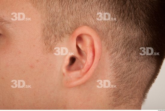 Ear Whole Body Man Athletic Studio photo references