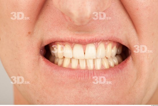 Whole Body Teeth Man Athletic Studio photo references