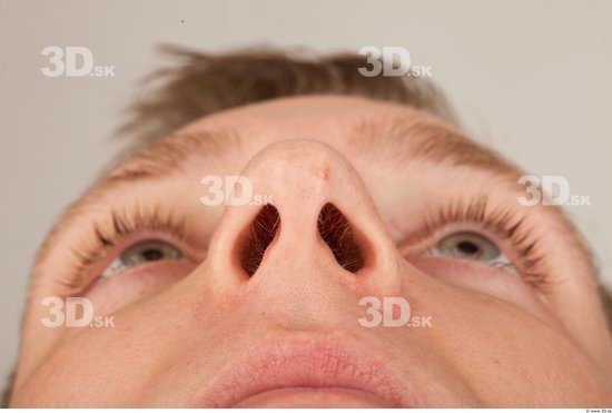 Nose Whole Body Man Athletic Studio photo references