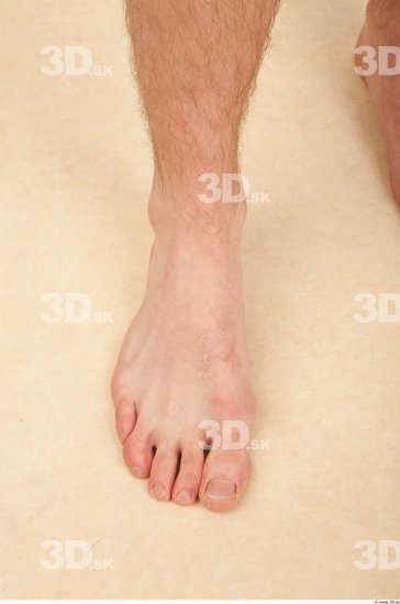 Foot Whole Body Man Nude Athletic Studio photo references