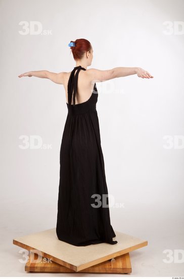 Whole Body T poses Casual Dress Studio photo references