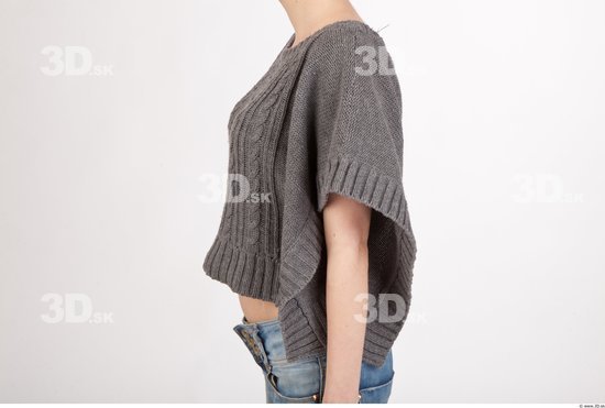 Arm Woman Casual Sweater Slim Studio photo references