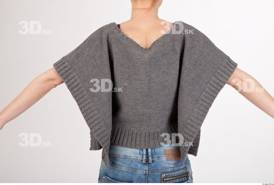 Upper Body Woman Casual Sweater Slim Studio photo references