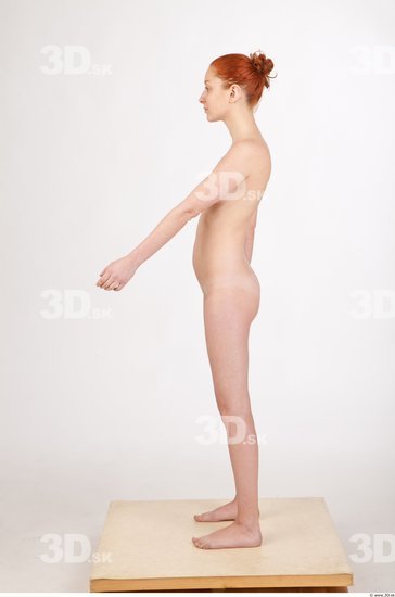 Whole Body Woman Animation references Nude Slim Studio photo references