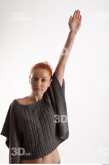 Arm Woman Animation references White Casual Sweater Slim