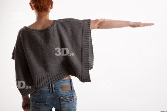 Arm Woman Animation references White Casual Sweater Slim