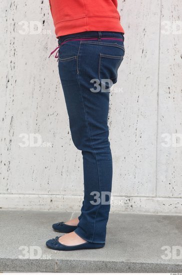 Leg Woman Casual Jeans Street photo references