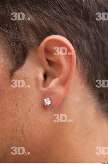 Ear Man White Jewel Average