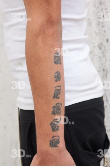 Forearm Man White Tattoo Average