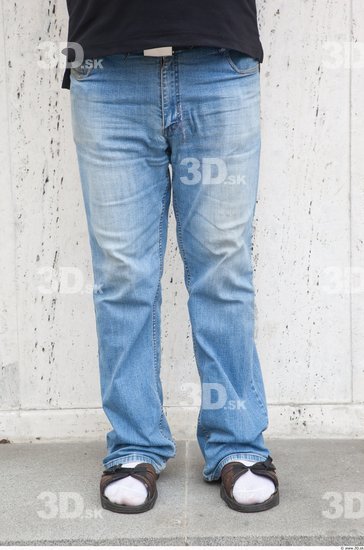 Leg Man White Casual Jeans Average