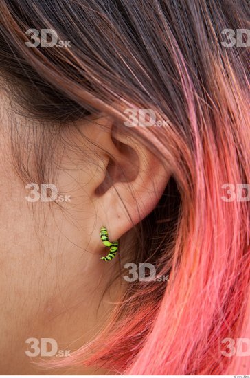 Ear Woman White Jewel Average