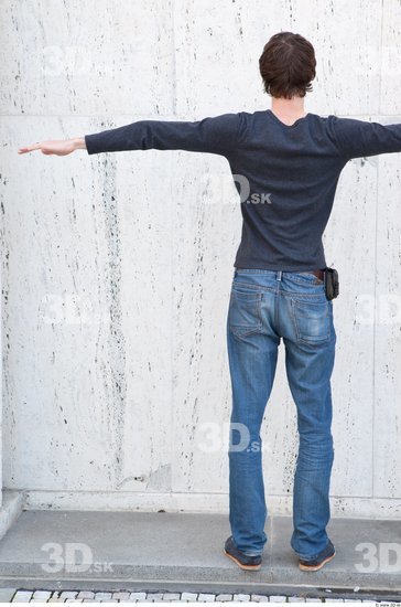 Whole Body Man T poses White Casual Average