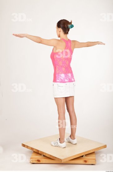 Whole Body Woman Animation references T poses Studio photo references