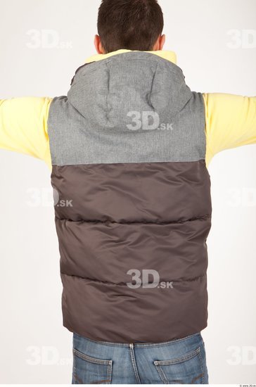 Upper Body Man Casual Vest Athletic Studio photo references