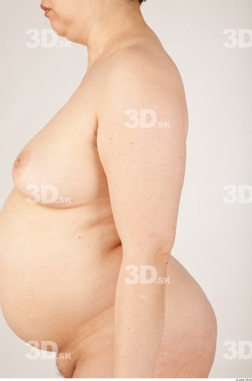 Arm Woman Nude Overweight Studio photo references