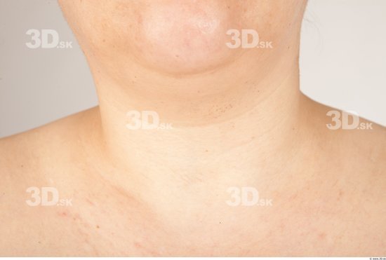 Neck Woman Nude Overweight Studio photo references