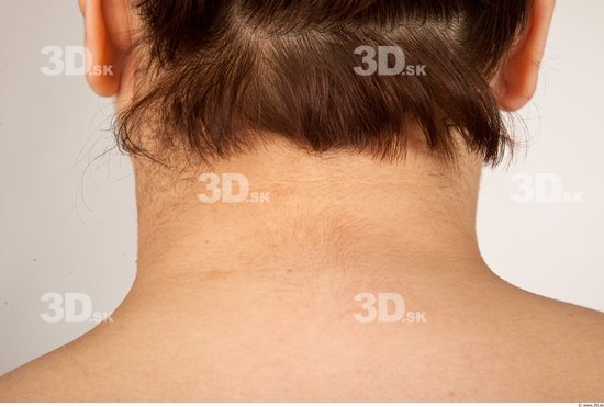 Neck Woman Nude Overweight Studio photo references