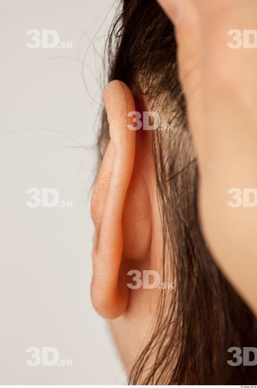 Ear Woman Overweight Studio photo references