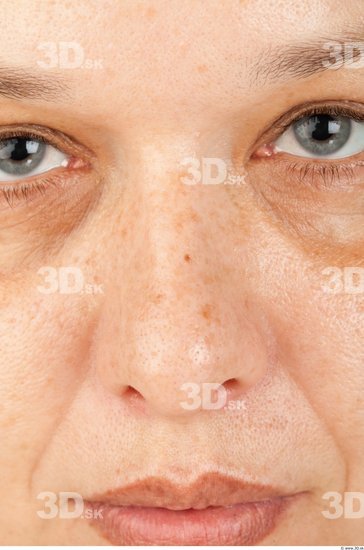 Nose Woman Overweight Studio photo references