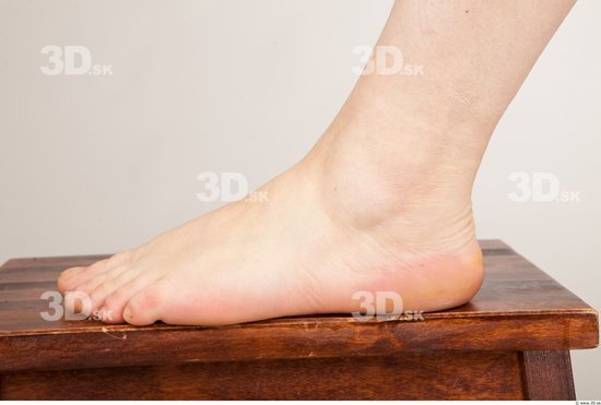 Foot Woman Nude Overweight Studio photo references
