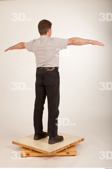 Whole Body Man Animation references T poses Casual Average Studio photo references