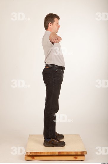 Whole Body Man Animation references T poses Casual Average Studio photo references