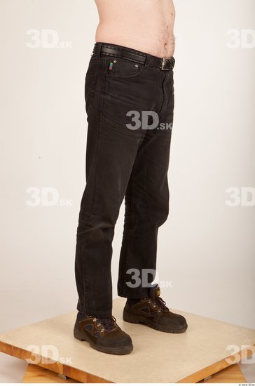 Leg Man Casual Trousers Average Studio photo references