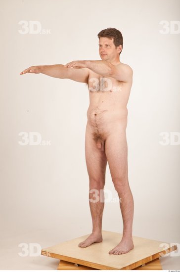 Whole Body Man Nude Average Studio photo references