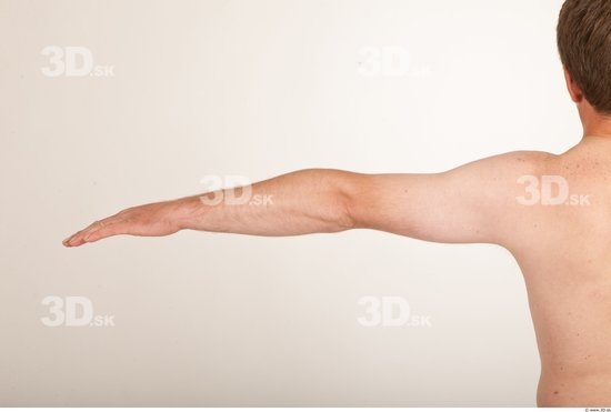 Arm Man Nude Average Studio photo references