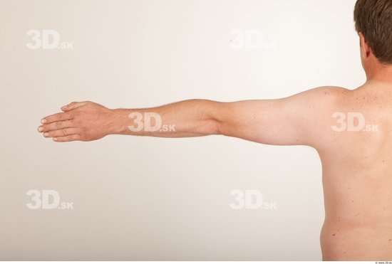 Arm Man Nude Average Studio photo references